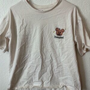 Disneyland Cream Short Sleeve Tee